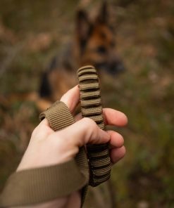 Non-stop dogwear Touring bungee leash WD, unisex, olive, 2.8m/23mm, single