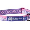 Non-stop dogwear Trail quest collar RP signature edition, unisex, purple/pink, S, single