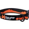 Non-stop dogwear Trail quest collar, unisex, orange/black, S, single