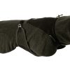 Non-stop dogwear Wool dog jacket, unisex, dark teal, 70, single