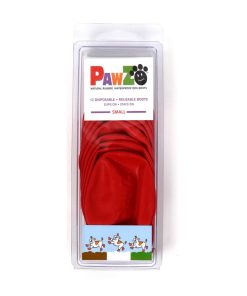 Pawz hundesko str S rød 12pk