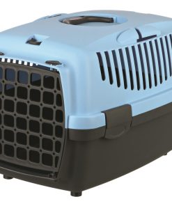 Transportk. Capri 1 XS Mørkegrå/Pastell blå 48x32x31cm Max 6Kg