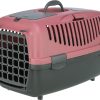 Transportk. Capri 2 XS/S Mørkegrå/Antikk Rosa 55x37x34cm Max 8Kg