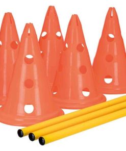 Trixie Agility Hinder Inneholder 6 Kjegler Ø23x30cm 3 Stenger 78cm