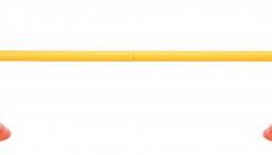 Trixie Agility Hinder Inneholder 6 Kjegler Ø23x30cm 3 Stenger 78cm