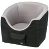 Trixie Bilsete Sort/Grå Nylon/Softplysj 41x39x42cm Max 8kg