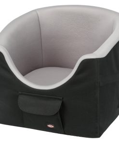 Trixie Bilsete Sort/Grå Nylon/Softplysj 41x39x42cm Max 8kg