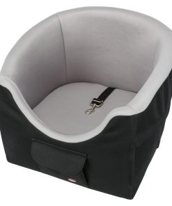 Trixie Bilsete Sort/Grå Nylon/Softplysj 41x39x42cm Max 8kg