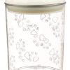 Trixie Forboks i Plastikk M/Lufttett Lokk 1,5L 12x17,5cm Hvit/Transparent