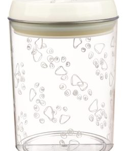 Trixie Forboks i Plastikk M/Lufttett Lokk 1,5L 12x17,5cm Hvit/Transparent