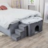 Trixie Katte/Hundehule Harvey Med Trapp Soft Edition max15kg 119x47x50cm