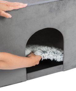 Trixie Katte/Hundehule Harvey Med Trapp Soft Edition max15kg 119x47x50cm