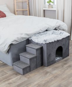 Trixie Katte/Hundehule Harvey Med Trapp Soft Edition max15kg 119x47x50cm