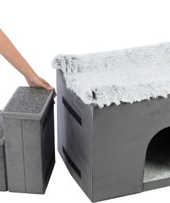 Trixie Katte/Hundehule Harvey Med Trapp Soft Edition max15kg 119x47x50cm