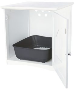 Trixie Kattehus i Tre Hvit 49x49x51cm Passer til 4018 u/kant