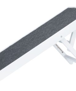 Trixie Petwalk Rampe MDF/Filt 90x36x43cm Max 40Kg Hvit/Grå