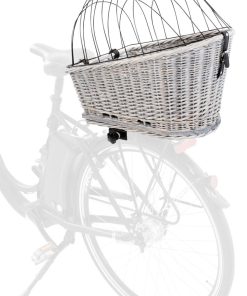 Trixie Sykkelkurv M/Gitter Grå Pil 55x35x49cm Max 8Kg