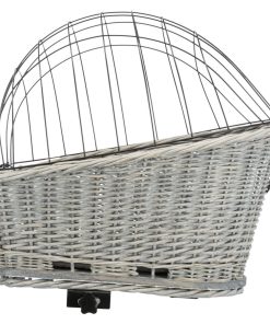 Trixie Sykkelkurv M/Gitter Grå Pil 55x35x49cm Max 8Kg