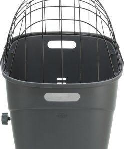 Trixie Sykkelkurv M/Gitter Grå TPR Plast 36x46x47cm Max 6Kg