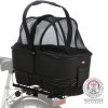 Trixie Sykkelkurv Sort Nylon Til Lange Bagasjebrett 60x29x49cm Max 8Kg