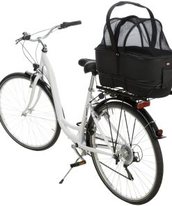 Trixie Sykkelkurv Sort Nylon Til Lange Bagasjebrett 60x29x49cm Max 8Kg