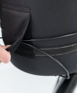 Trixie Sykkelkurv Sort Nylon Til Lange Bagasjebrett 60x29x49cm Max 8Kg
