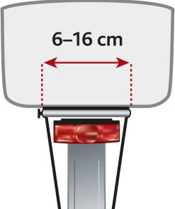 Trixie Sykkelkurv Sort Nylon Til Lange Bagasjebrett 60x29x49cm Max 8Kg
