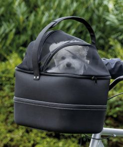 Trixie Sykkelkurv Sort Nylon Til Styret 47x29x41cm max 6Kg