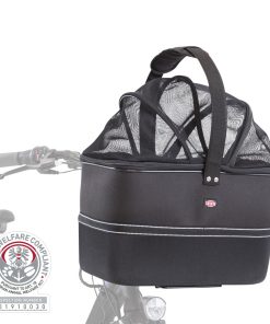 Trixie Sykkelkurv Sort Nylon Til Styret 47x29x41cm max 6Kg