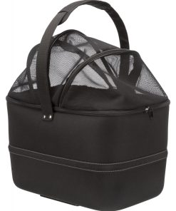 Trixie Sykkelkurv Sort Nylon Til Styret 47x29x41cm max 6Kg