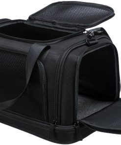 Trixie Transportbag Plane Airline Polyester Sort 44x28x25cm Max 7kg