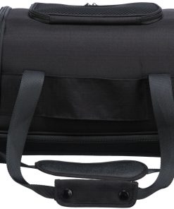 Trixie Transportbag Plane Airline Polyester Sort 44x28x25cm Max 7kg