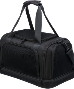 Trixie Transportbag Plane Airline Polyester Sort 44x28x25cm Max 7kg