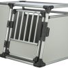 Trixie Transportbur Aluminium Sølv/Grå L 93x81/51x64cm