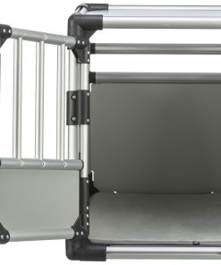 Trixie Transportbur Aluminium Sølv/Grå S 48x64/37x57cm
