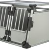 Trixie Transportbur, dobbelt, aluminium, 93 × 64 × 88 cm