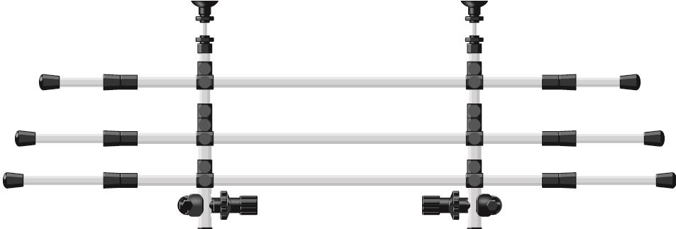 Trixie Vareromsskiller Aluminium B: 96-163cm H: 34-48cm