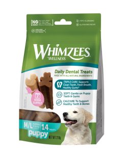 Whimzees tyggeben, Puppy, M, pose m/14 stk. (WHZ2008)