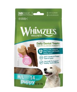 Whimzees tyggeben, Puppy, M, pose m/14 stk. (WHZ2008)