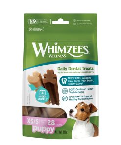 Whimzees tyggeben, Puppy, XS/S, pose m/28 stk. (WHZ2007))