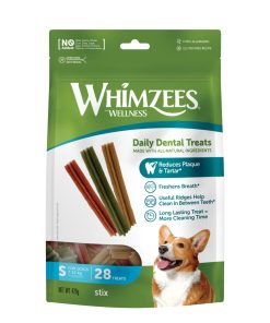 Whimzees tyggeben, stix, S, pose m/28 stk. (WHZ316)